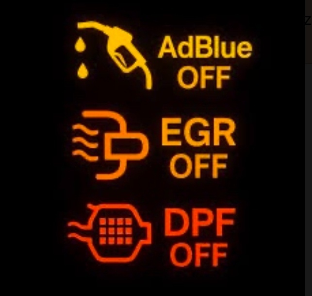 DPF EGR AdBlue OFF
